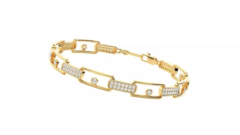 Diamond Bracelet 3D print model