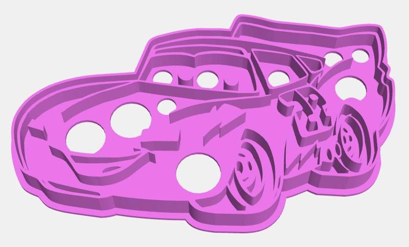 cookies cutter Rayo McQueen, Cortante de Galletas  Rayo McQueen