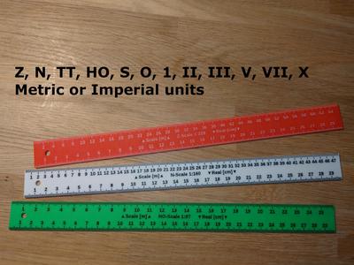 Modeler's Scale Ruler