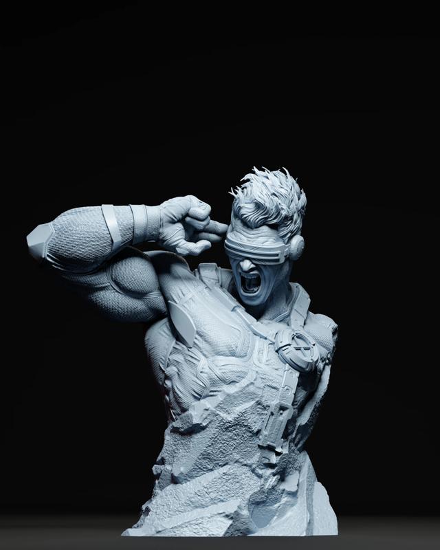 Cyclops / Ciclope Xmen Bust - STL