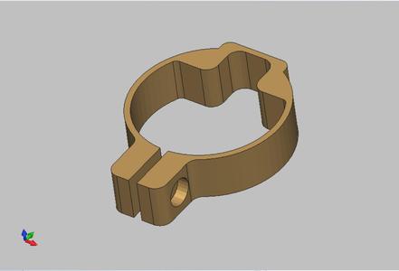 Univers round post clamp