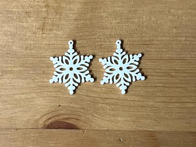 snowflake earrings