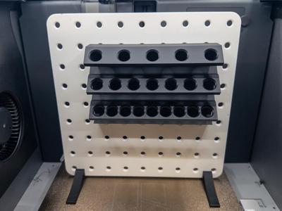 1/2" Shank Router Bit Holders for Pegboard, 3 Tier