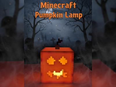 Minecraft Pumpkin Lamp