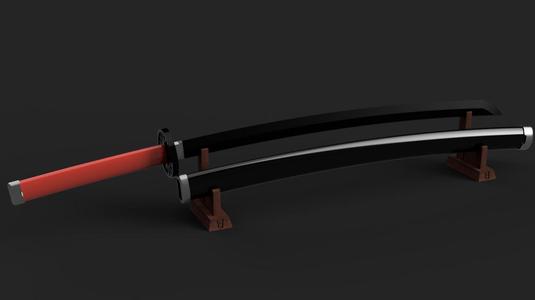 Demon Slayer Kimetsu no Yaiba - Tanjiro Kamado Katana - Scabbard