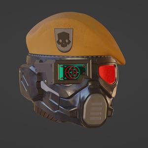 Helldivers Jaguar helmet