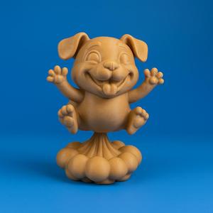 Farting Dog STL – Cute and Funny Puppy Cloud 3D Print