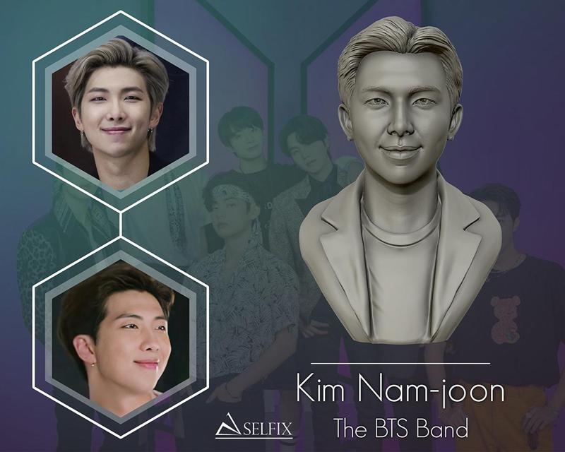 Kim Nam-joon Bust 3D print model