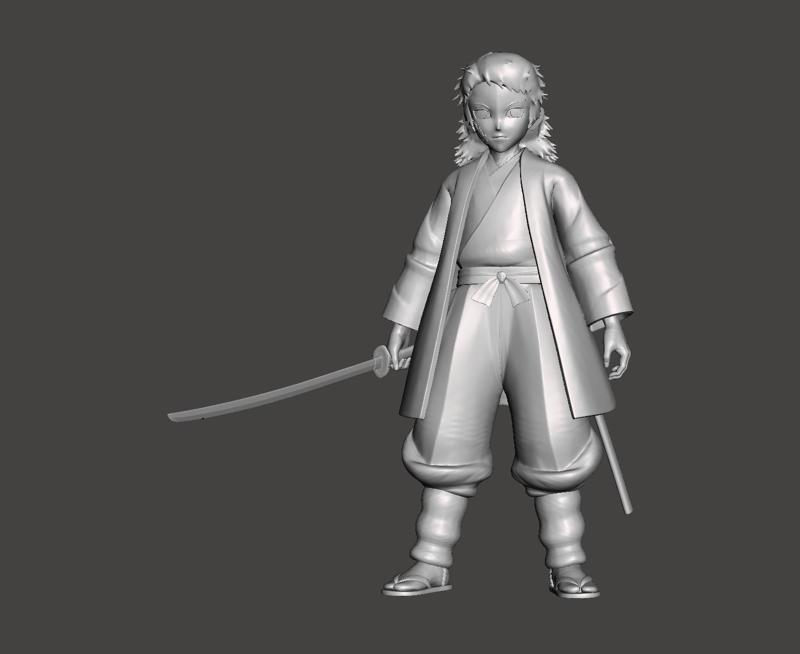 Sabito (Unmasked) 3D Model