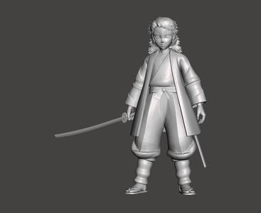 Sabito (Unmasked) 3D Model