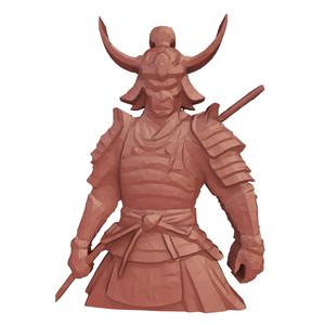Samurai low poly