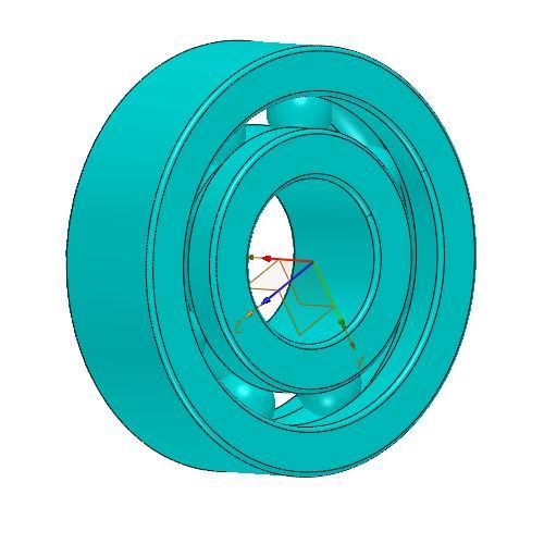 Radial deep groove ball bearing DIN 625-1 6000