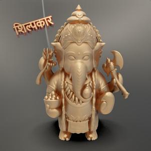 Lord Ganesh Artistic model