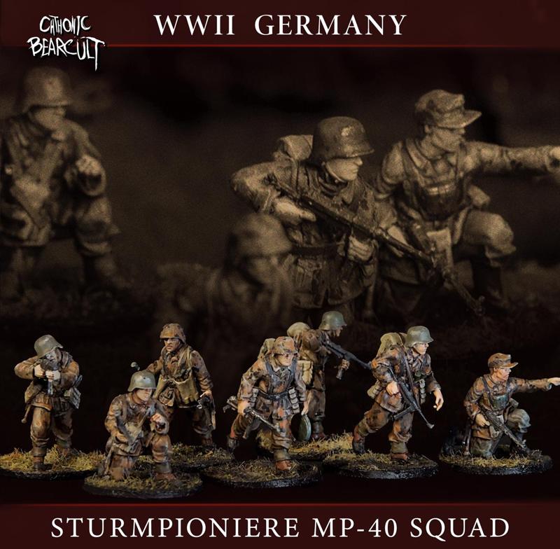 WW2 GER Assault Pioneers SMG Squad