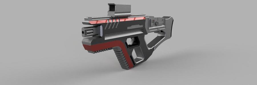 Custom SMG Non-Functional Cosplay Prop
