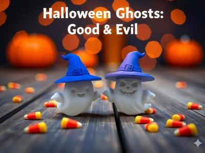 Halloween Ghosts: Good and Evil
