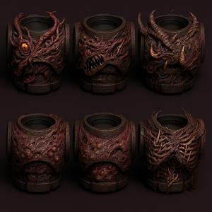 Corrupted Possessed Armor Bits Set