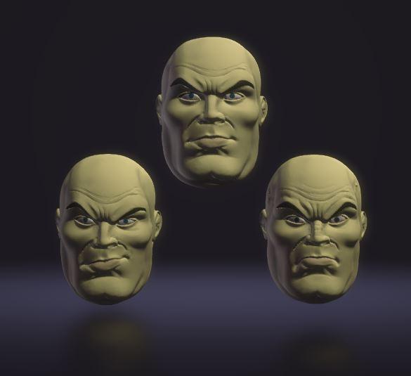 Kingpin Wilson Fisk  Spider-man TAS head sculpts