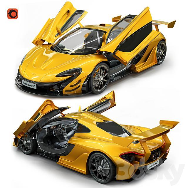 McLaren P1 – 3D Printable Supercar Model