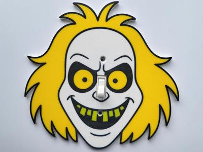 Beetle Juice Cartoon Light Switch Cover