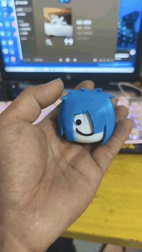 蓝头发杀马特表情包（已分件无需ams）