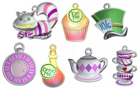 Wonderland Elements Pendants