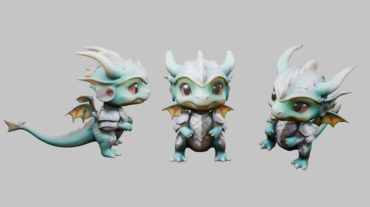 Armoured Baby Dragon