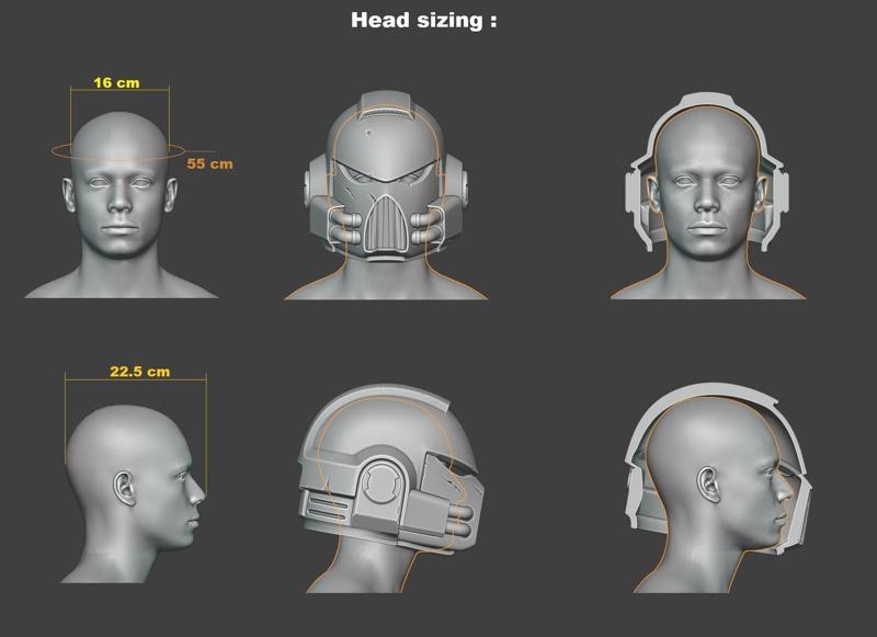 Mk7 space marine helmet (cosplay)