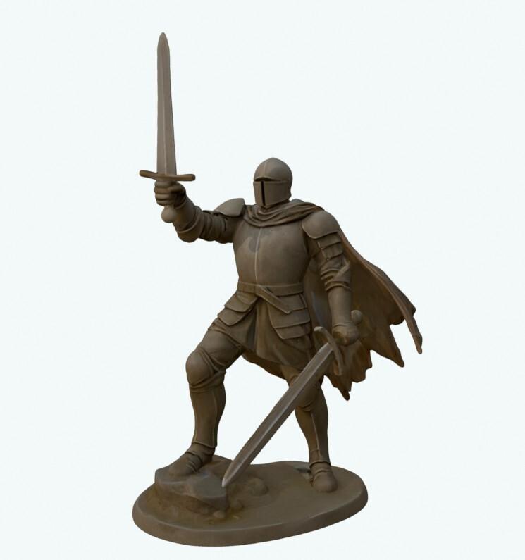 Knight With Two Swords – Defender of the Ridges