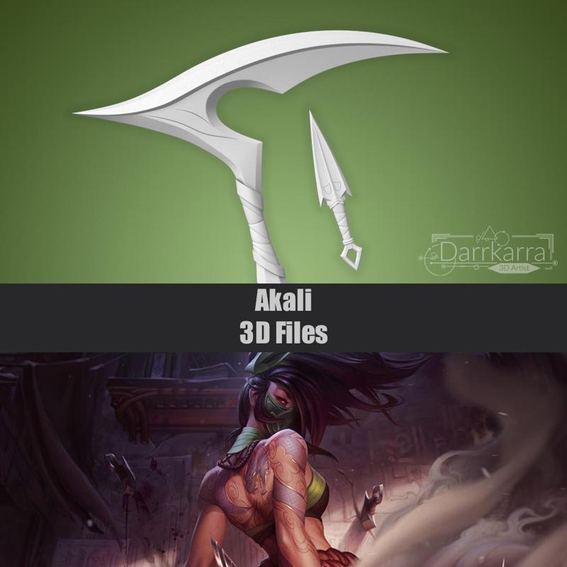 Akali League of Legends STL files