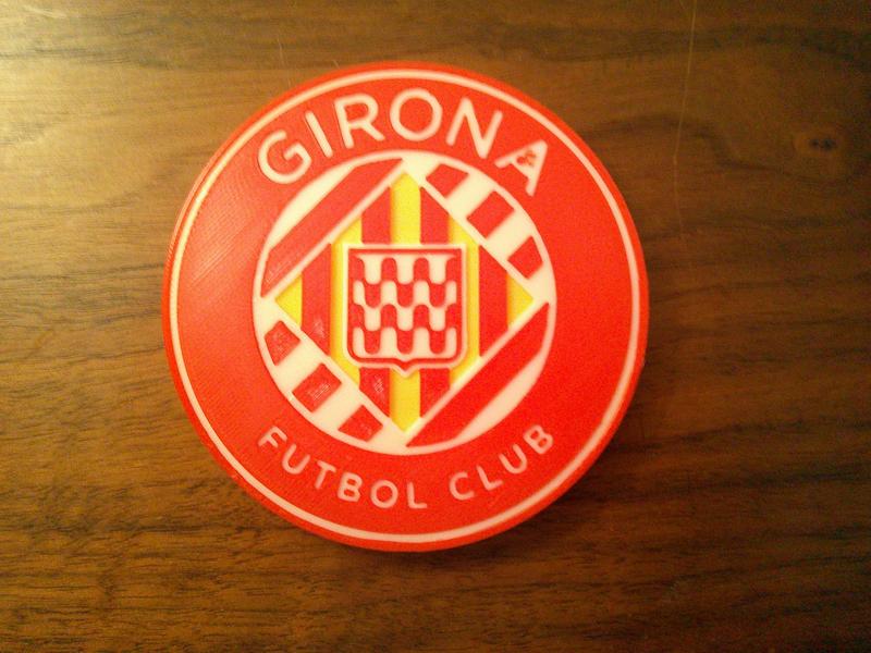 Girona FC Logo Coaster or Plaque