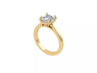 Cushion Bridal Ring