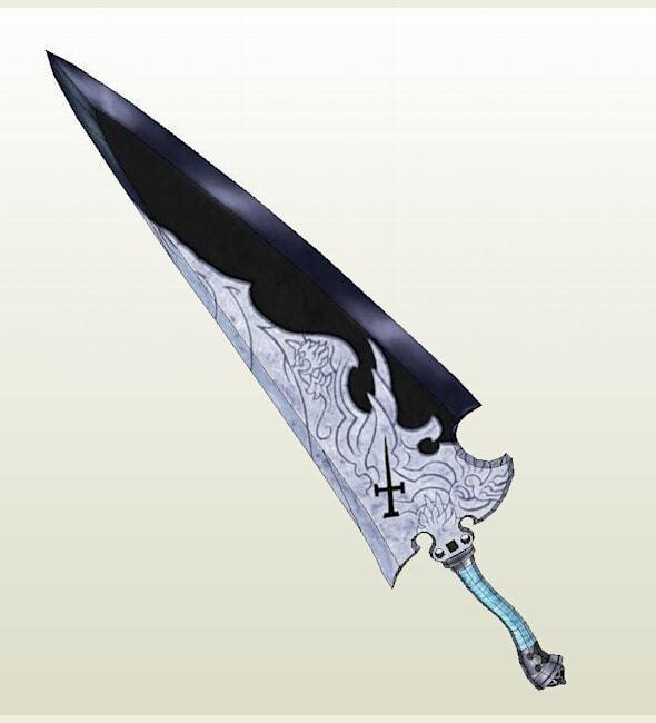 Two sword for cosplay Drakengard