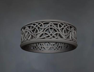 Celtic knot wedding ring