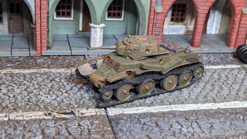 Destroyed Cavalry Tank BT-7 (USSR, WW2)