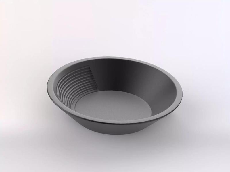 Gold Pan Panning Keychain