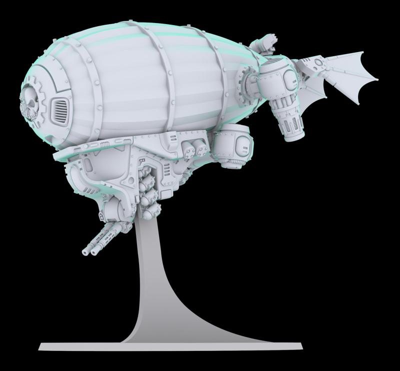 Mars Cult Bomber Airship