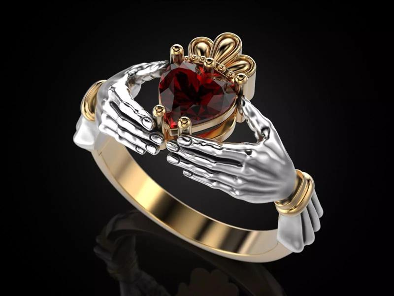 Claddagh Ring Heart in Hands