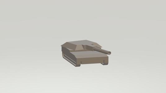 Toy tank with movable head
