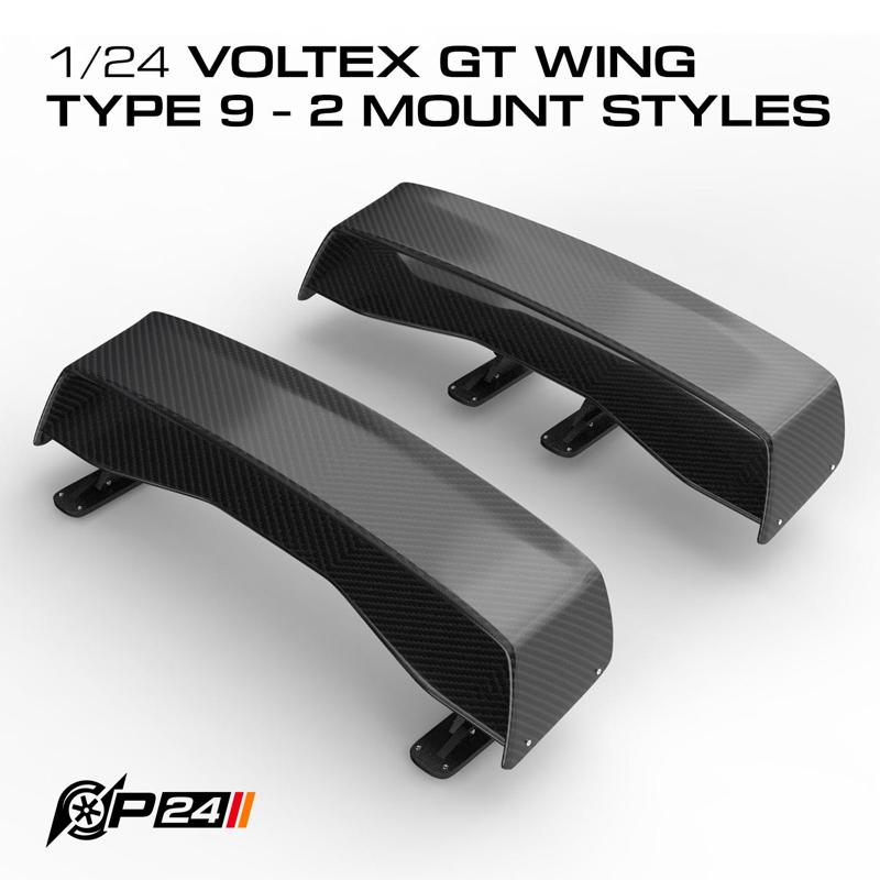 1/24 Voltex GT Wing Type 9 - 2 mount styles