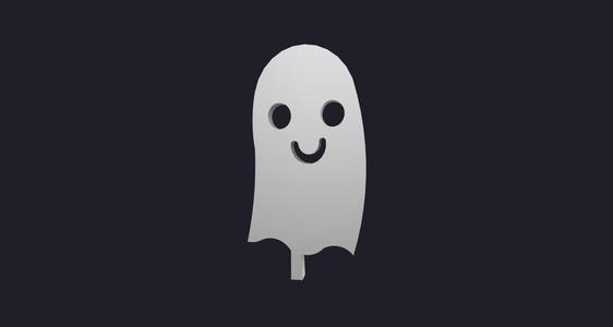 GHOST LAWN DECORATION 3D MODEL