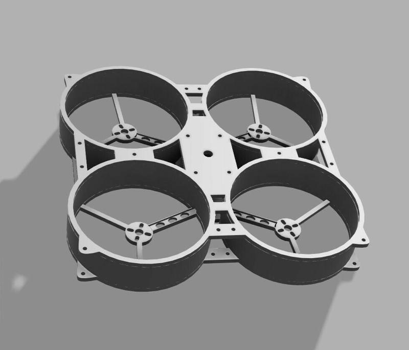 Drone The frame of the quadcopter is 5 inch with blade protection