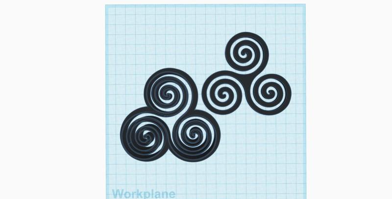 Triquetra cutter, Holy Trinity or triskelion stamp, Celtic Knot, spiritual symbol of eternal love, Cookie cutter, Polymer Clay Cutter, earrings