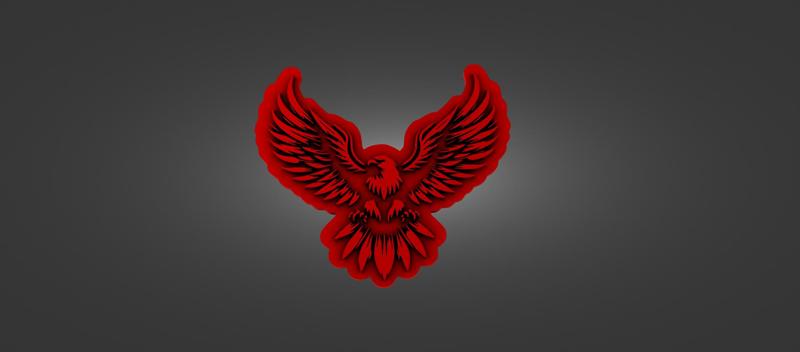 eagle , emblem , pendant