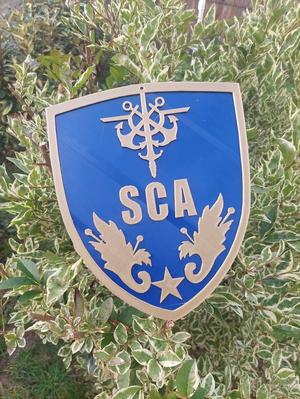 Armed forces commissariat coat of arms SCA