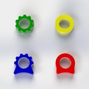 Hi-Capa 5.1 / 4.3 / 3.8 / 1911 Recoil Buffer (4 Types / 3-10mm)