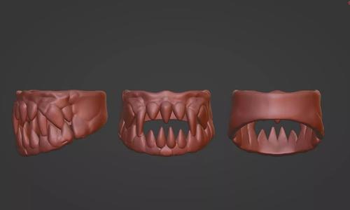 Mouth Ring 3D Printable STL Model