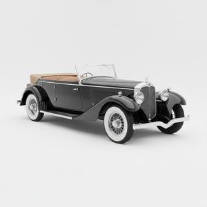 1928 Lancia Dilambda - Iconic Vintage Italian Luxury Automobile - High-Detail 3D Print Model STL
