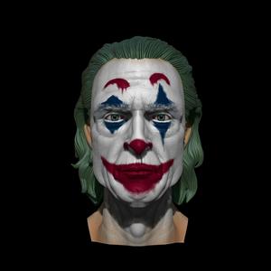 Joaquin Phoenix as Joker (Arthur Fleck & Clown Version) – 3D Printable Bust Pack STL & OBJ