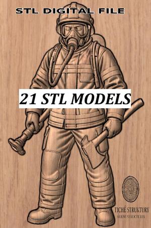 Men at Work Collection – 21 STL Models Pack